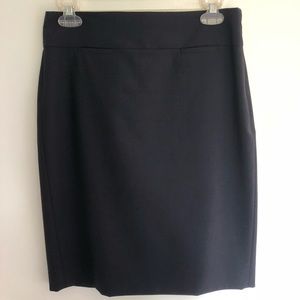 BR Navy Blue Pencil Skirt